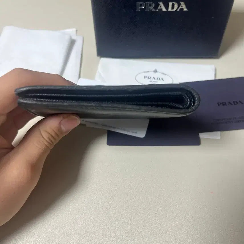[BUNJANG] Prada Saffiano Leather Wallet / 프라다 사피아노 반지갑 풀박스