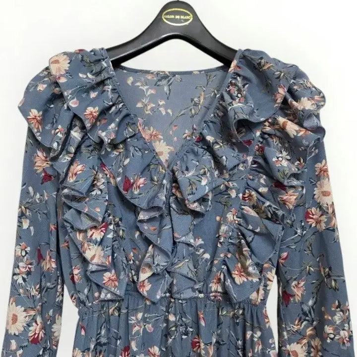 [BUNJANG] Floral Print Ruffle Dress / 55~66 꽃무늬 원피스 여성 원피스 스커트 치마 프릴 원피스