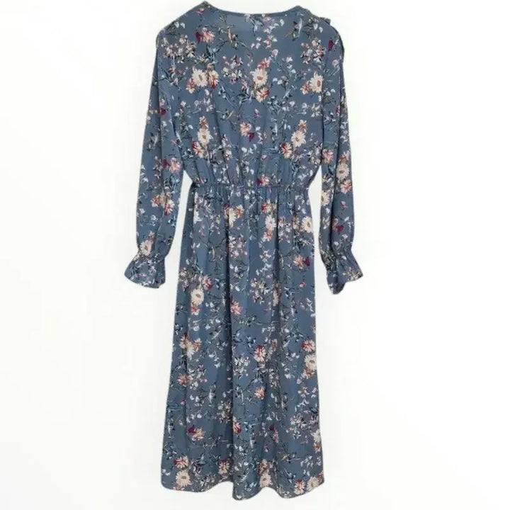 [BUNJANG] Floral Print Ruffle Dress / 55~66 꽃무늬 원피스 여성 원피스 스커트 치마 프릴 원피스