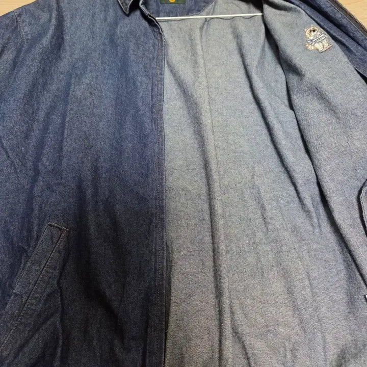 [BUNJANG] Takeasy Denim Blouson Jacket Navy / 테이크이지 데님 블루종 자켓 100사이즈 네이비
