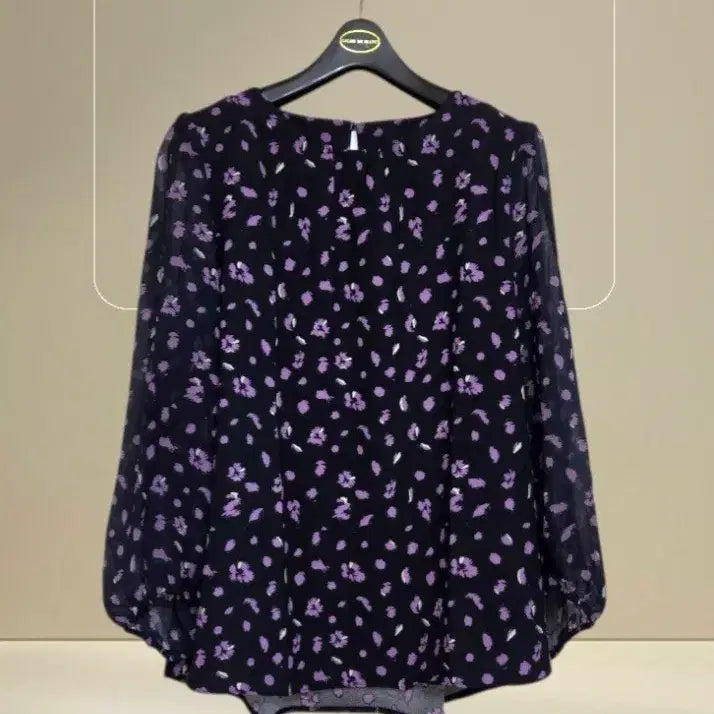 [BUNJANG] Floral Print Long Sleeve Blouse for Women / 새상품 66~77 여성 블라우스 꽃무늬 긴팔 블라우스 95 여자 새제품