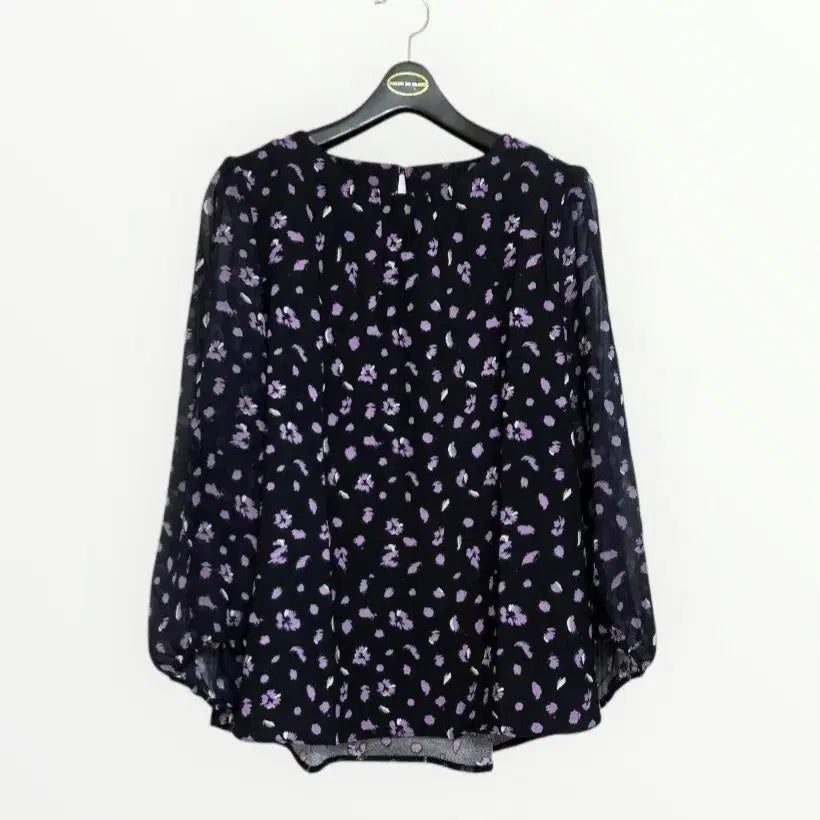 [BUNJANG] Floral Print Long Sleeve Blouse for Women / 새상품 66~77 여성 블라우스 꽃무늬 긴팔 블라우스 95 여자 새제품