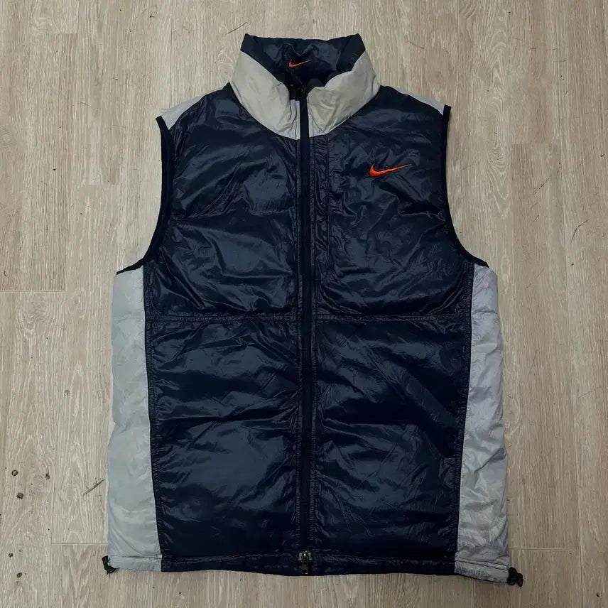 [BUNJANG] Nike Swoosh Two-Tone Duck Down Padded Vest XL / 나이키 스우시 투톤 덕다운 패딩조끼 XL/105