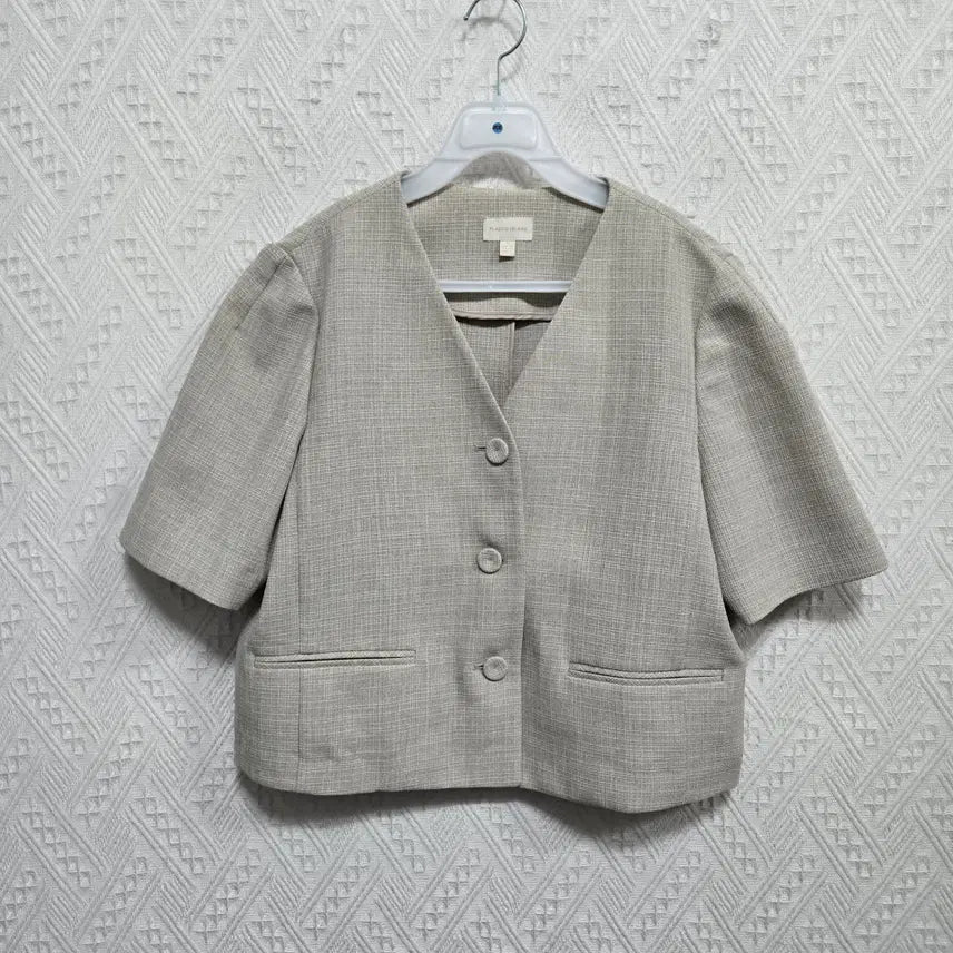 [BUNJANG] Plastic Island Short Sleeve Jacket S / 자258 플라스틱아일랜드 반팔 자켓 S