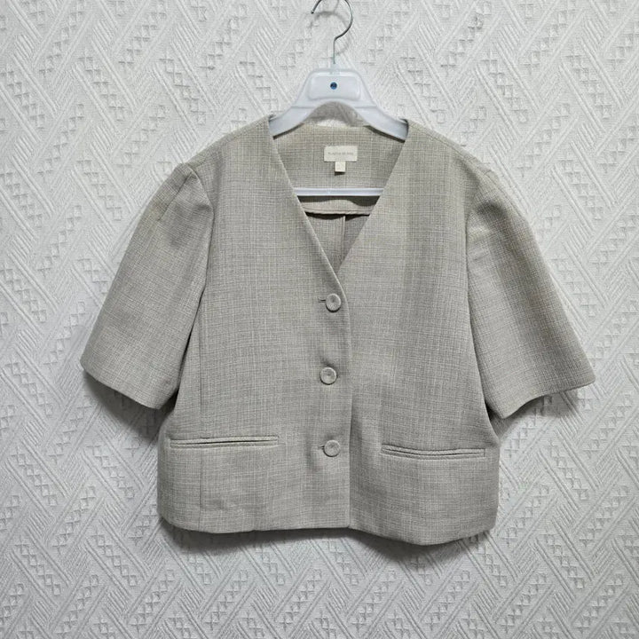 [BUNJANG] Plastic Island Short Sleeve Jacket S / 자258 플라스틱아일랜드 반팔 자켓 S