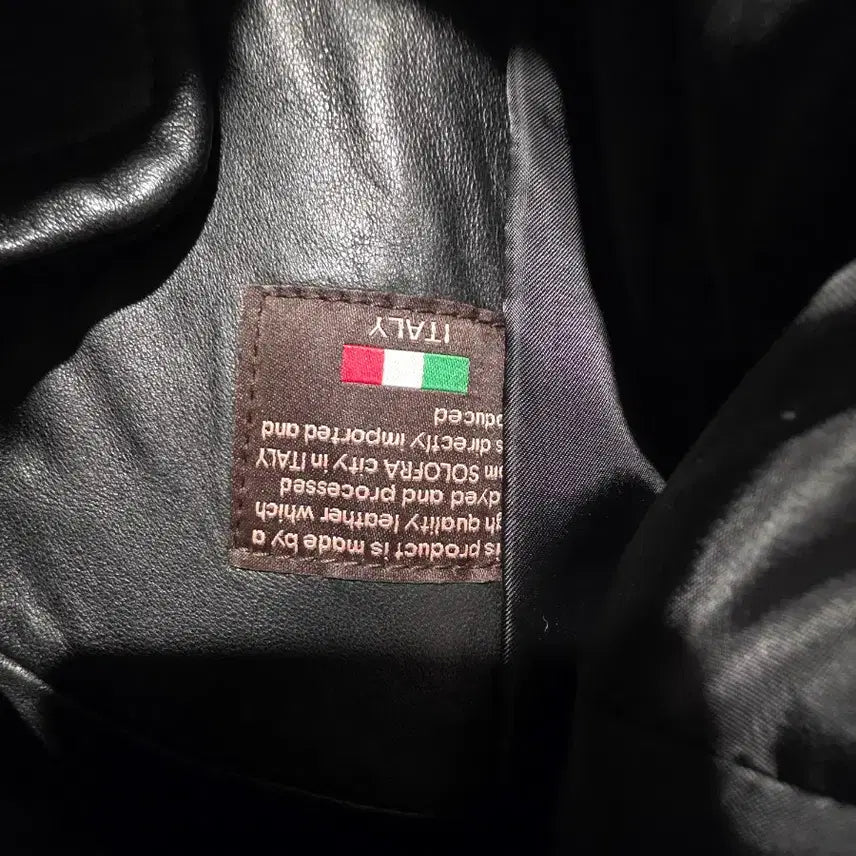 [BUNJANG] ROBO Leather Rider Jacket (Size 44) / ROBO 가죽 라이더 자켓 44사이즈
