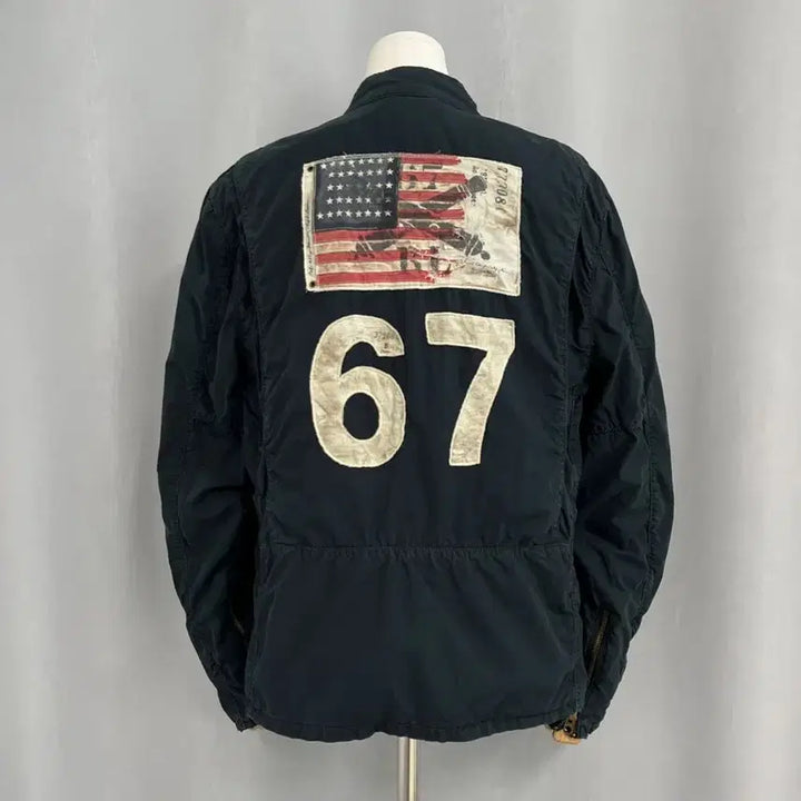 [BUNJANG] Polo Jeans Company American Flag Blouson Jacket / 폴로 진스 컴퍼니 성조기 블루종 자켓/