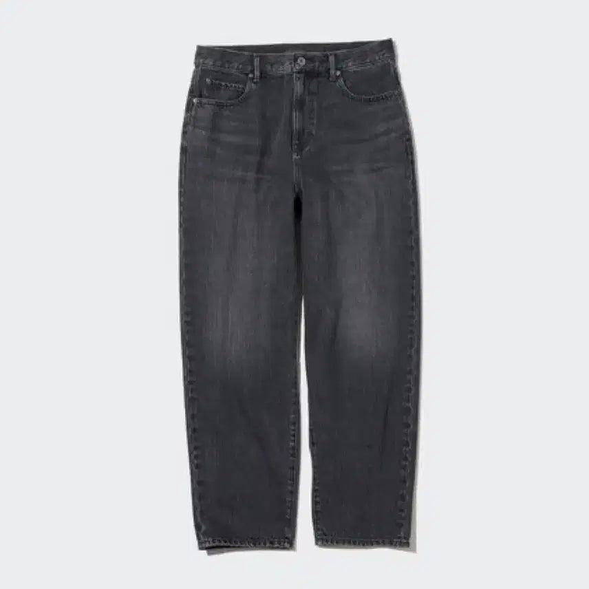 [BUNJANG] Uniqlo Wide Tapered Jeans 23 / 새 상품) 유니클로 와이드 테이퍼드 진 23