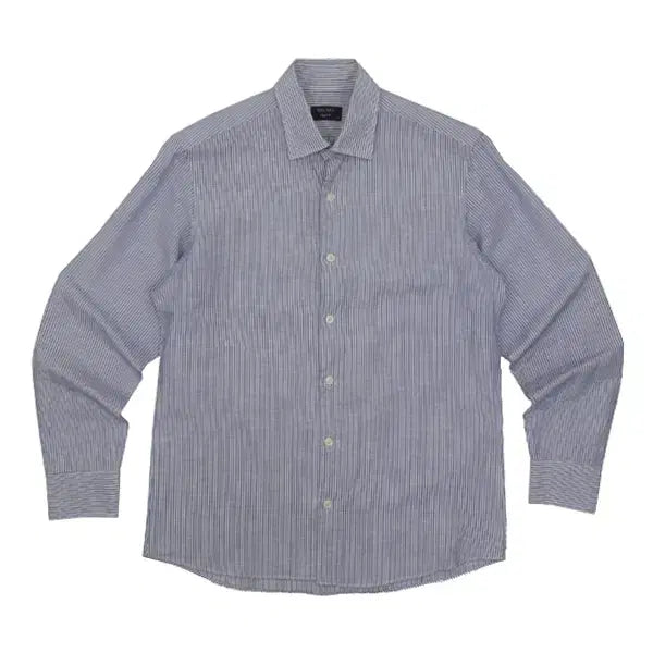 [BUNJANG] Galaxy Stripe Long Sleeve Shirt / I6794 겔럭시 스트라이프 긴팔 셔츠 100 구제모은