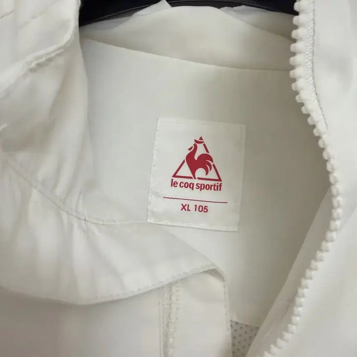 [BUNJANG] Le Coq Sportif Windbreaker Jacket / 르꼬끄 스포르티브 바람막이 화이트/네이비/레드