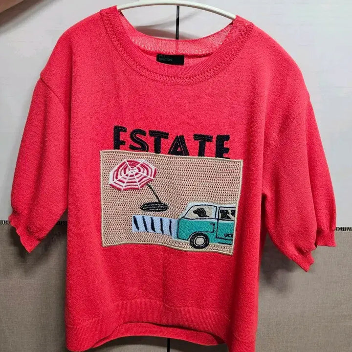 [SOLD OUT] 베네통 여성용 반팔 니트