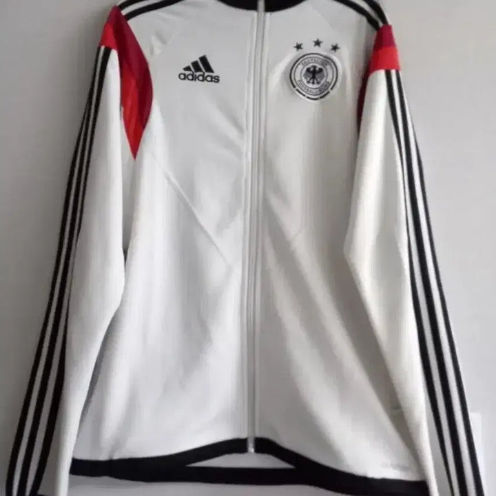 [BUNJANG] Adidas German Jersey Zip-up Jacket / 아디다스 대장급 희귀 독일 저지 져지집업 90/S