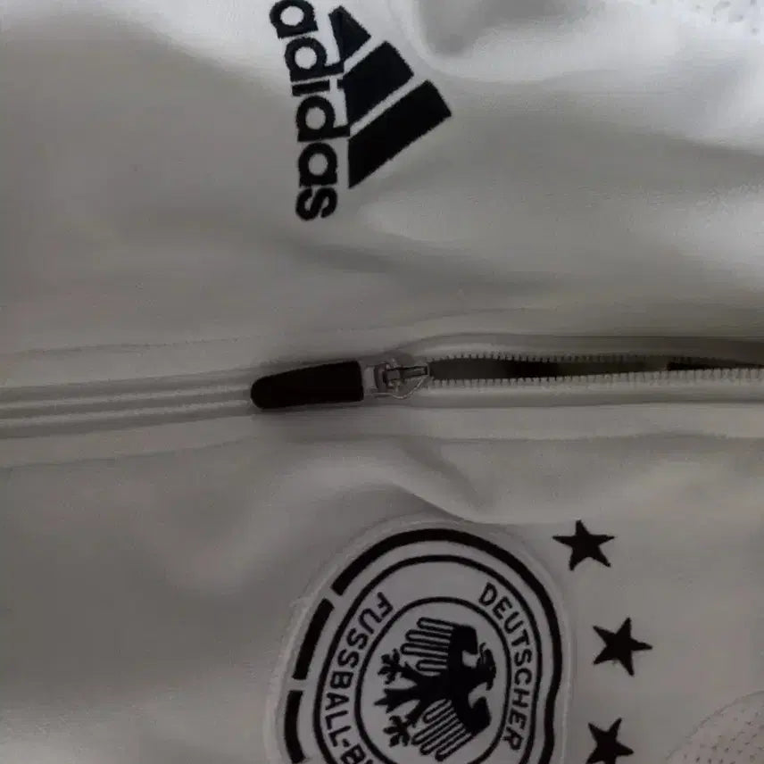 [BUNJANG] Adidas German Jersey Zip-up Jacket / 아디다스 대장급 희귀 독일 저지 져지집업 90/S