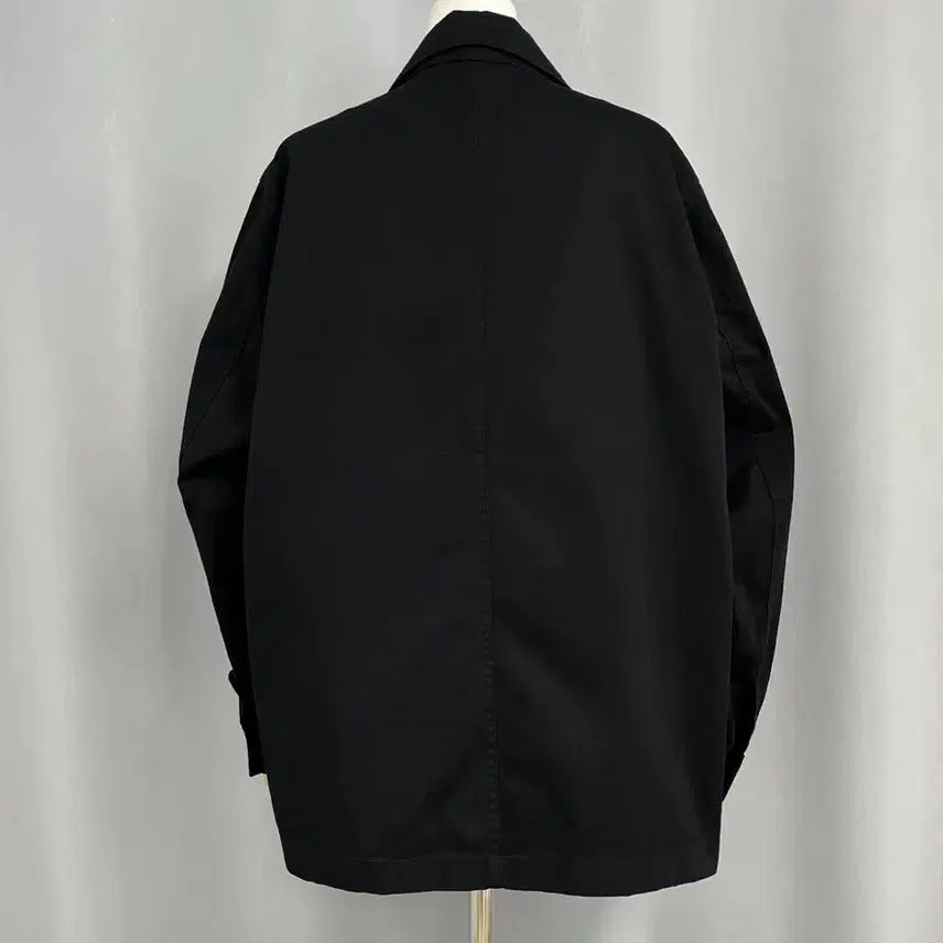 [BUNJANG] Musinsa Standard Black Satin Chore Jacket / 무신사스탠다드 블랙 사틴 초어 자켓/
