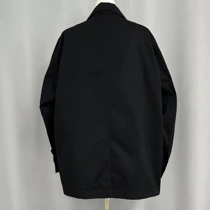 [BUNJANG] Musinsa Standard Black Satin Chore Jacket / 무신사스탠다드 블랙 사틴 초어 자켓/