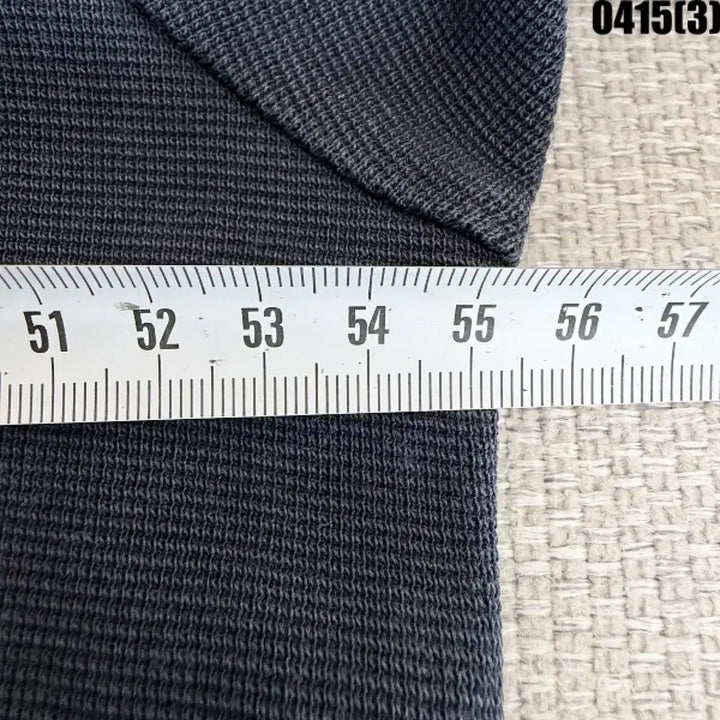 [SOLD OUT] S 타미힐피거 넥라인 포인트 반팔 티셔츠 네이비 0415(3)