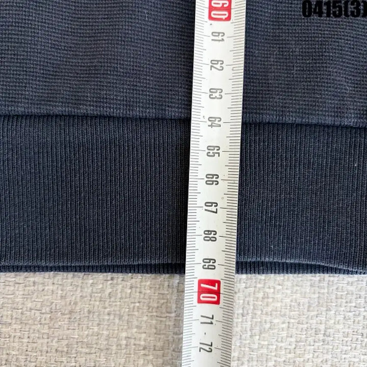 [SOLD OUT] S 타미힐피거 넥라인 포인트 반팔 티셔츠 네이비 0415(3)
