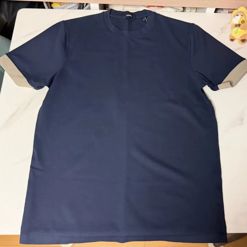[SOLD OUT] Theory 띠어리 릴레이저지 소매 배색 반팔 S