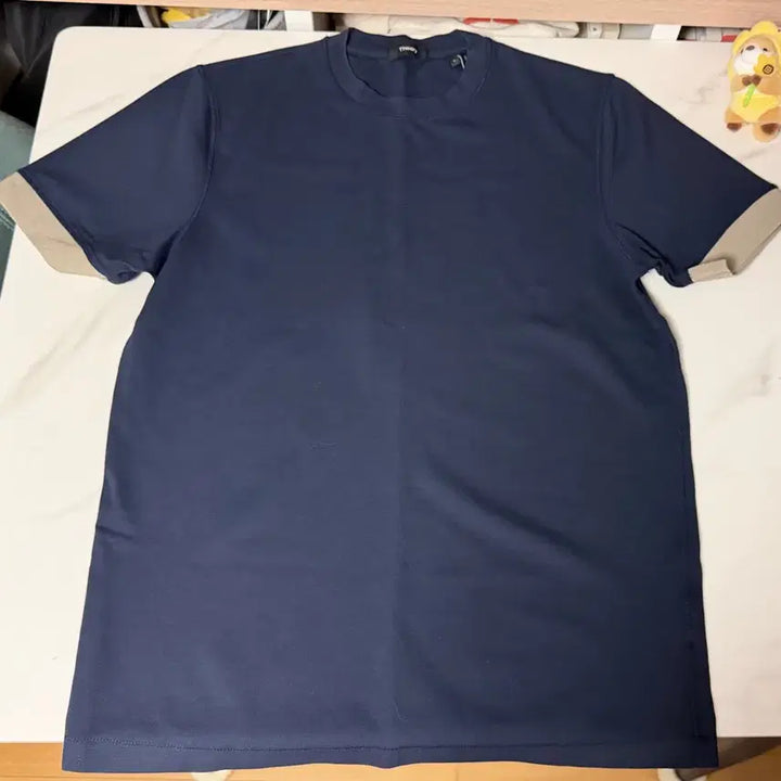 [SOLD OUT] Theory 띠어리 릴레이저지 소매 배색 반팔 S