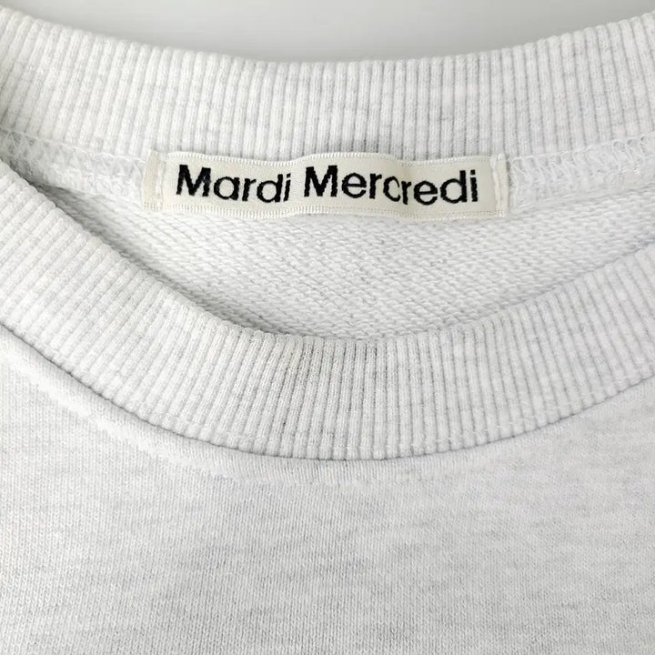 [BUNJANG] Mardi Mercredi Dachshund Sweatshirt Heather Gray / 정품 마르디 메크르디 딴지 닥스훈트 맨투맨 헤더 그레이 FREE