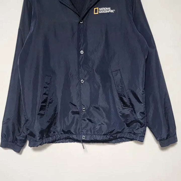 [BUNJANG] National Geographic Windbreaker Coach Jacket (Navy, Size 105) / 쪼리샵 내셔널지오그래픽 바람막이 코치 자켓 105