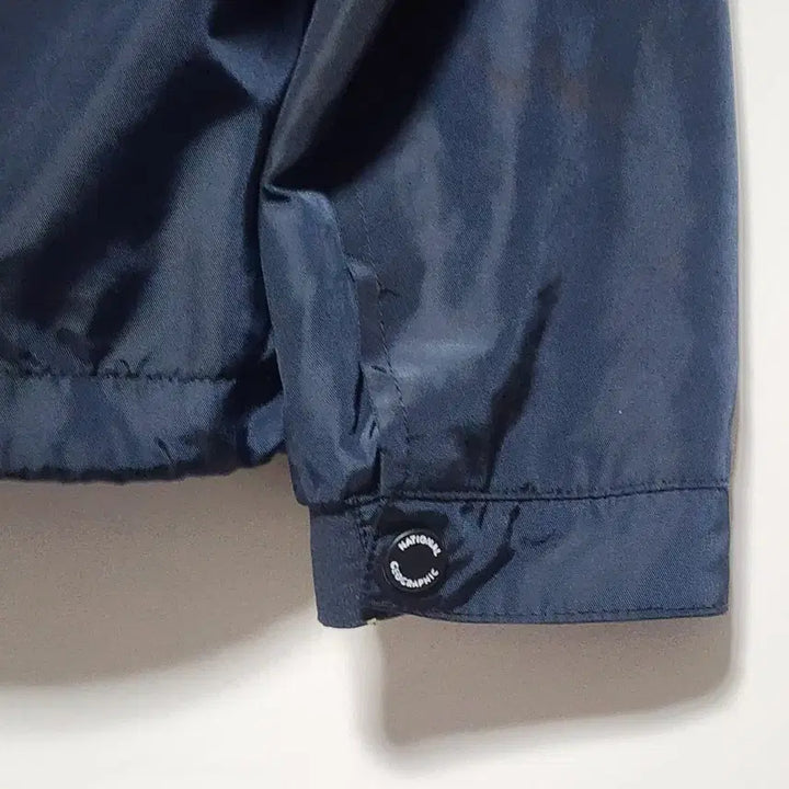 [BUNJANG] National Geographic Windbreaker Coach Jacket (Navy, Size 105) / 쪼리샵 내셔널지오그래픽 바람막이 코치 자켓 105