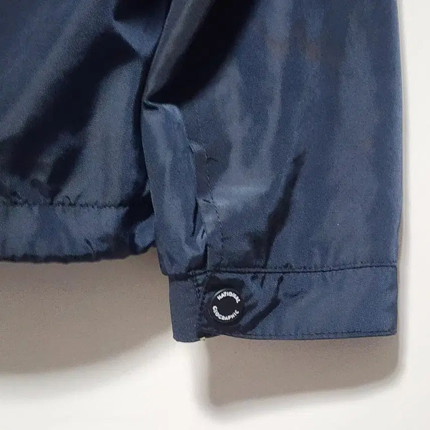 [BUNJANG] National Geographic Windbreaker Coach Jacket (Navy, Size 105) / 쪼리샵 내셔널지오그래픽 바람막이 코치 자켓 105