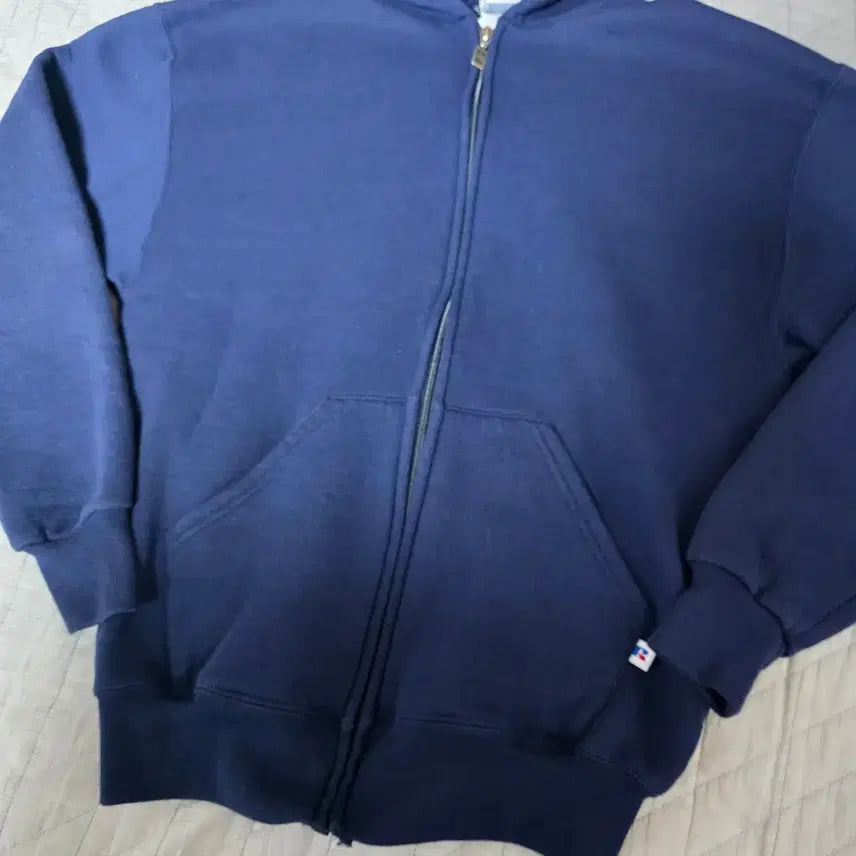[SOLD OUT] [M] 90s 러셀 애슬레틱 후드집업 네이비 ver. 나이스 컨디션