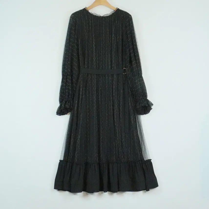 [SOLD OUT] O 2nd 골드 글리터 레이스 원피스  스