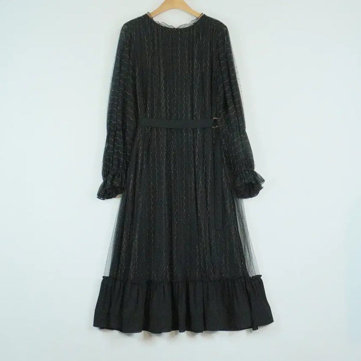 [SOLD OUT] O 2nd 골드 글리터 레이스 원피스  스
