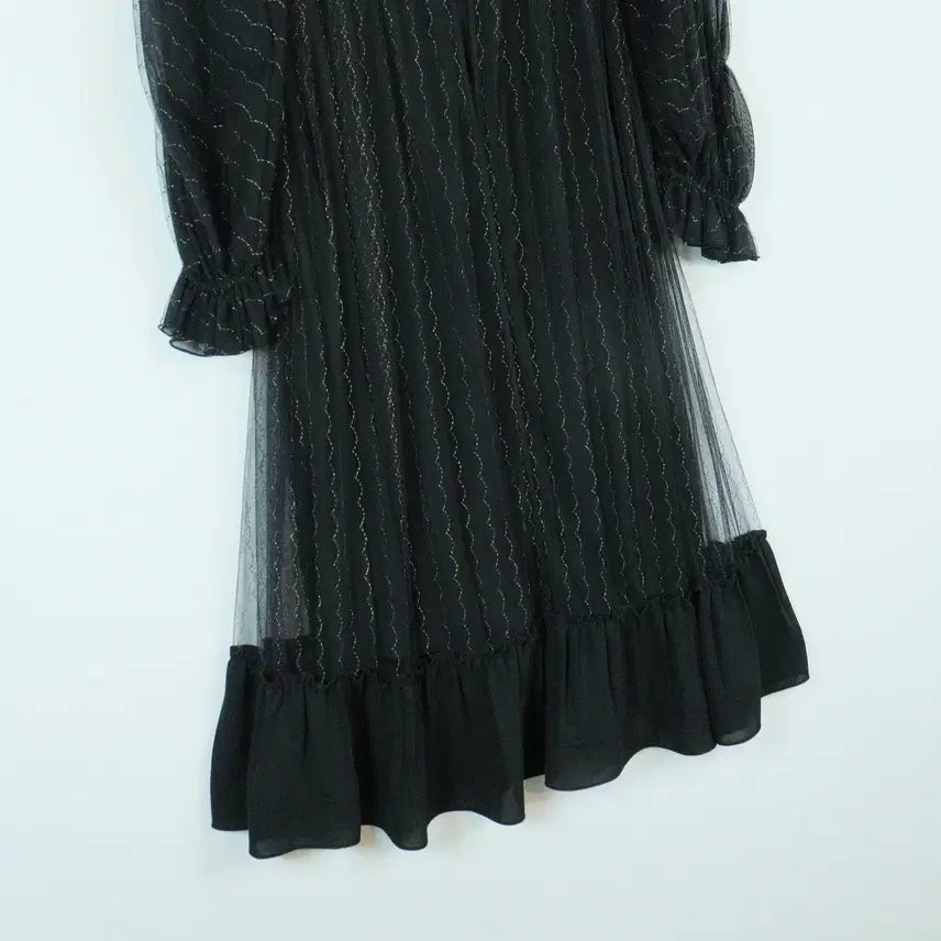 [SOLD OUT] O 2nd 골드 글리터 레이스 원피스  스