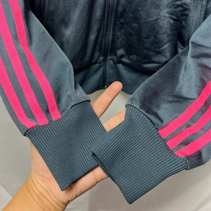 [SOLD OUT] [정품/100] 아디다스 신형 파이어버드 차콜핑크 트랙탑/져지