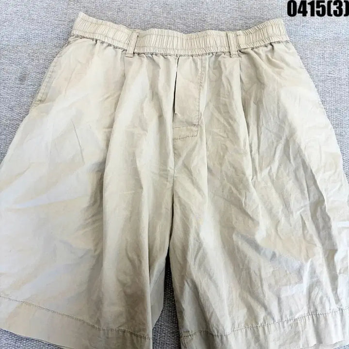 [SOLD OUT] S 베이지색 반바지 면바지 0415(3)