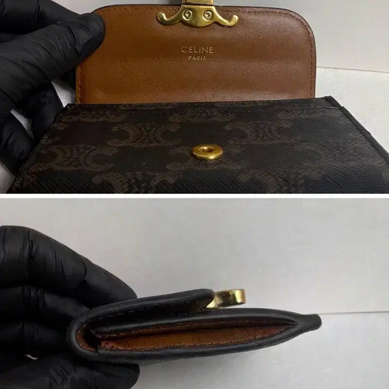 [BUNJANG] Celine Triomphe Canvas Card Wallet / [정품] 셀린느 트리옹프 카드지갑