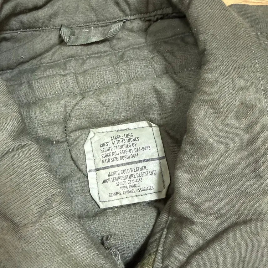 [SOLD OUT] 미군 오리지날 00s CVC 탱커 자켓 L/L
