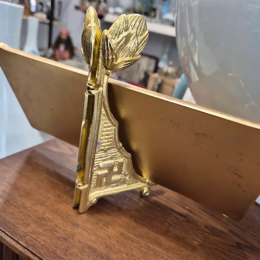 [BUNJANG] Brass Antique with Stand / 황동재질통째로좌대포함희귀종 무게잇음