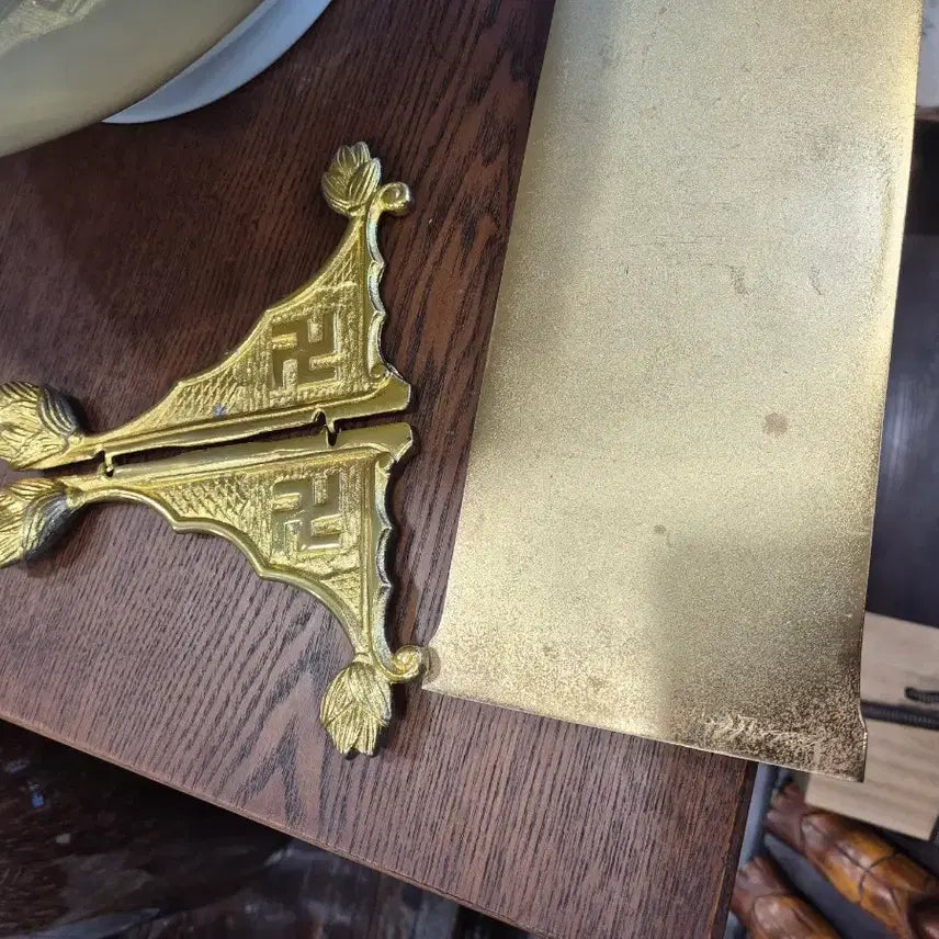[BUNJANG] Brass Antique with Stand / 황동재질통째로좌대포함희귀종 무게잇음