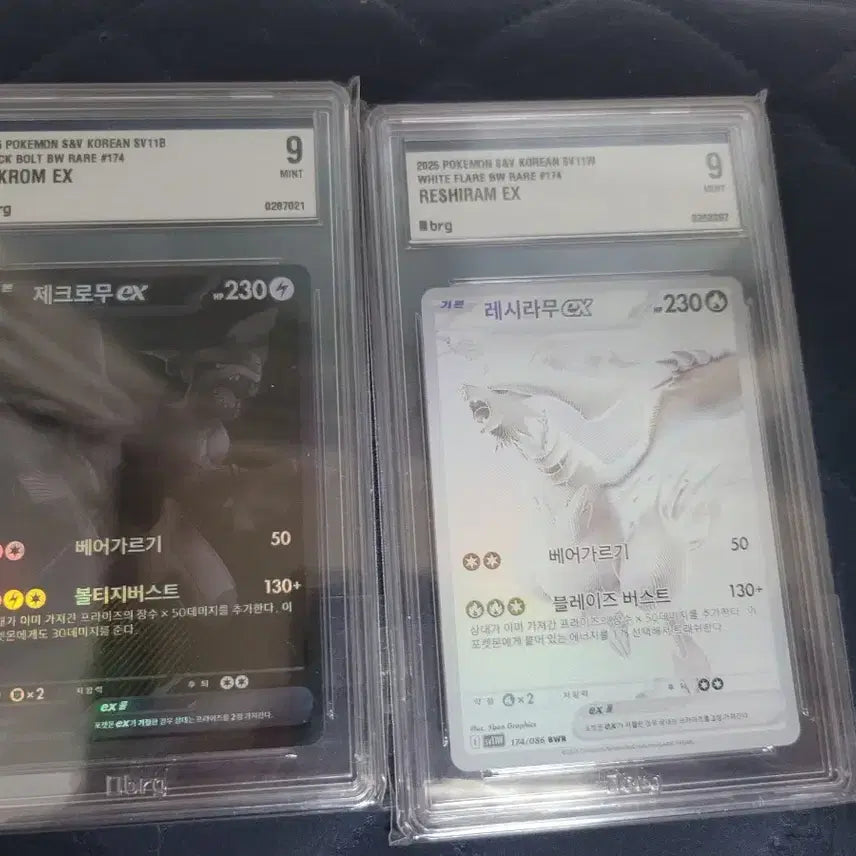 [SOLD OUT] 포켓몬스터카드 제크로무 bwr 레시라무 bwr brg9세트
