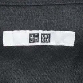 [BUNJANG] Uniqlo Solid Linen Long Sleeve Shirt L / I6795 유니클로 솔리드 긴팔 마 소재 남방 L 구제모은
