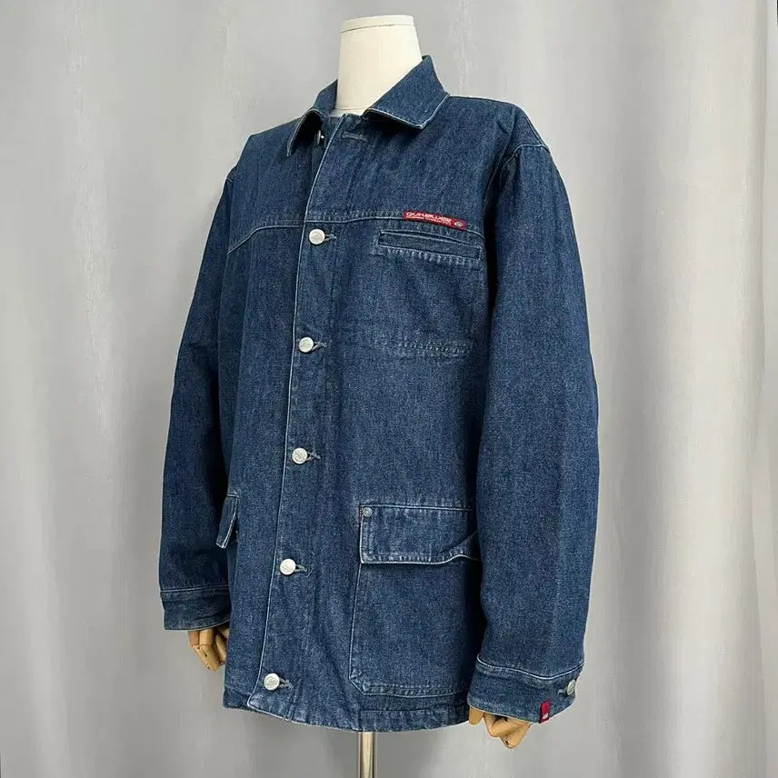 [BUNJANG] Quiksilver Vintage Denim Chore Jacket / 퀵실버 빈티지 데님 초어 자켓/
