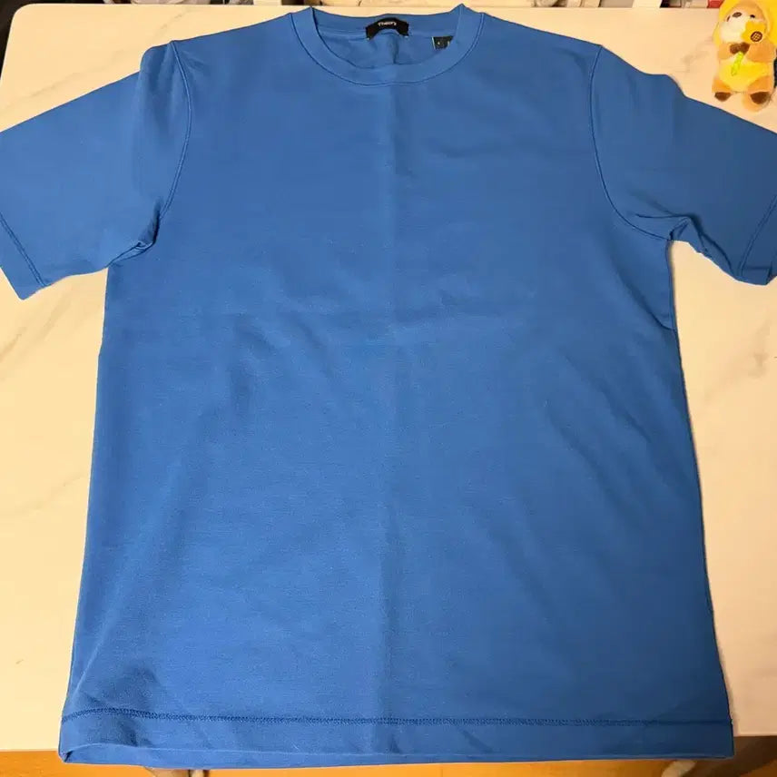 [SOLD OUT] Theory 띠어리 남성 릴레이저지 반팔 연파란색 S