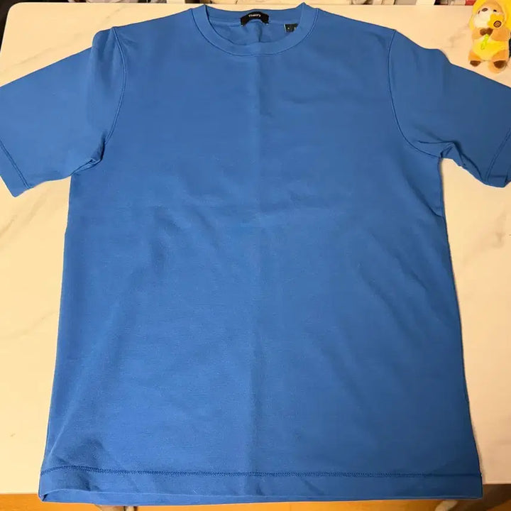 [SOLD OUT] Theory 띠어리 남성 릴레이저지 반팔 연파란색 S