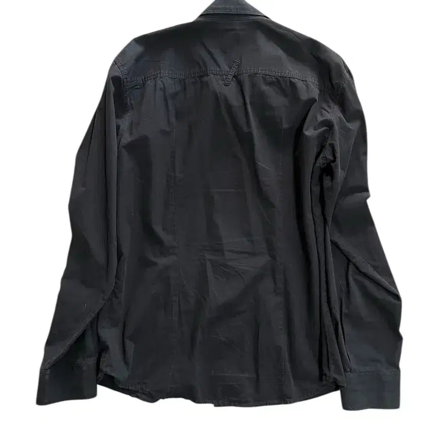 [BUNJANG] Dolce &amp; Gabbana D&amp;G Embroidered Logo Loose Fit Shirt - Black / 돌체앤가바나 D&amp;G 포켓 자수로고 루즈핏 셔츠 블랙 아카이브무채색빈티지