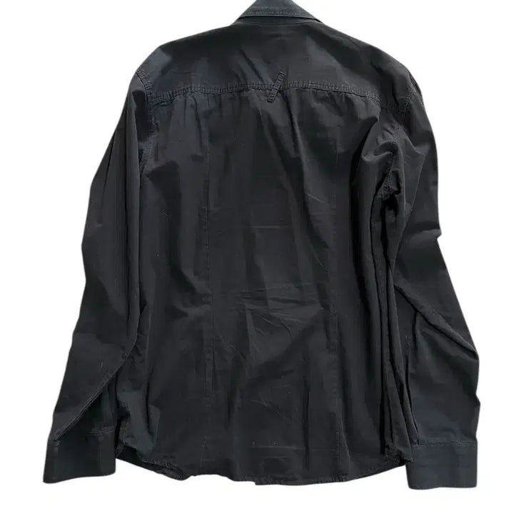 [BUNJANG] Dolce &amp; Gabbana D&amp;G Embroidered Logo Loose Fit Shirt - Black / 돌체앤가바나 D&amp;G 포켓 자수로고 루즈핏 셔츠 블랙 아카이브무채색빈티지