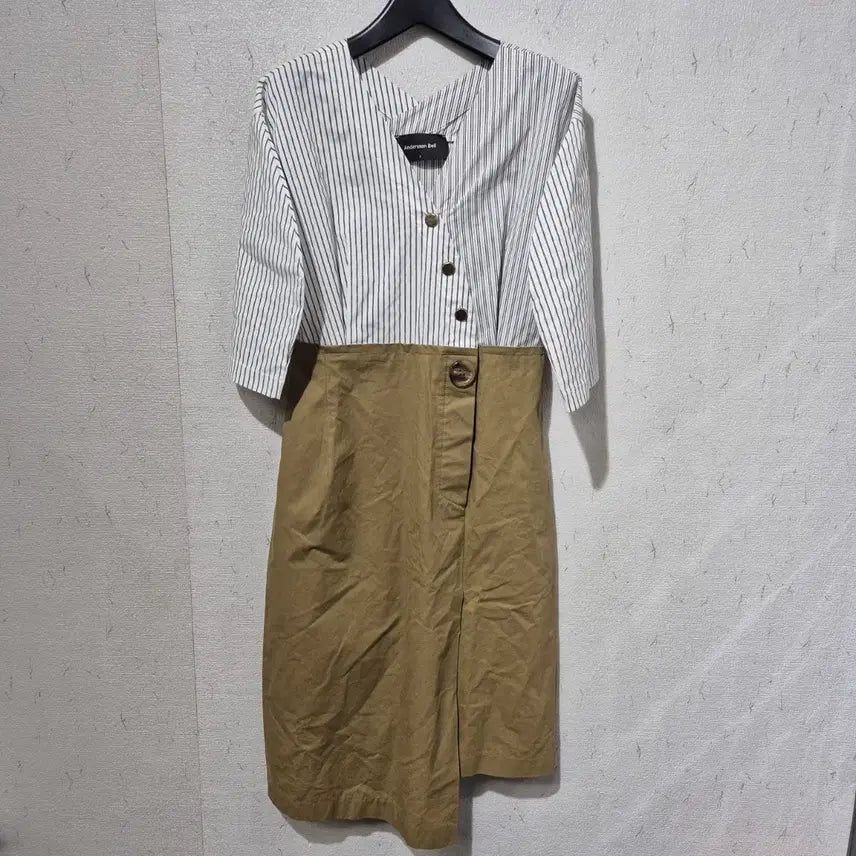 [BUNJANG] Andersson Bell Stripe Wrap Dress / 앤더슨벨 스트라이프 랩 원피스