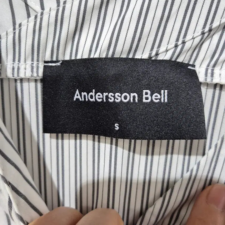 [BUNJANG] Andersson Bell Stripe Wrap Dress / 앤더슨벨 스트라이프 랩 원피스