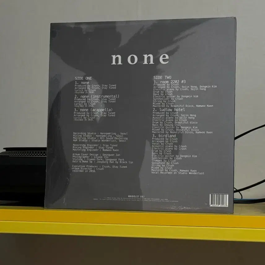 [BUNJANG] Crush None LP (Sealed) / [미개봉] Crush (크러쉬) None LP 판매해요