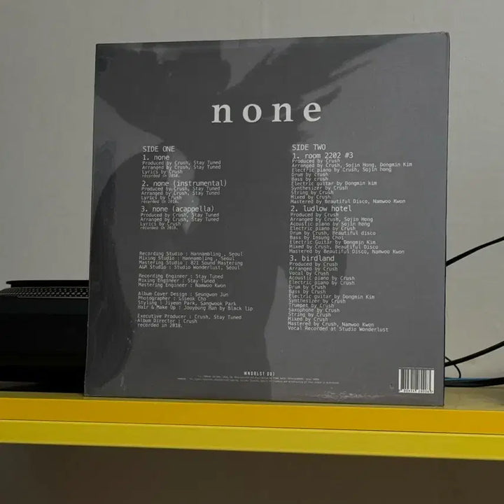 [BUNJANG] Crush None LP (Sealed) / [미개봉] Crush (크러쉬) None LP 판매해요