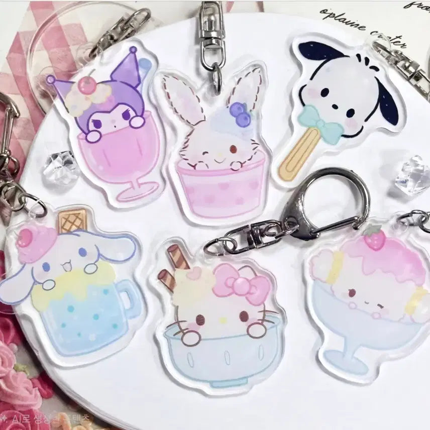 [BUNJANG] Sanrio Acrylic D-Ring Keyring / 산리오 아크릴 키링 산리오D링 키링
