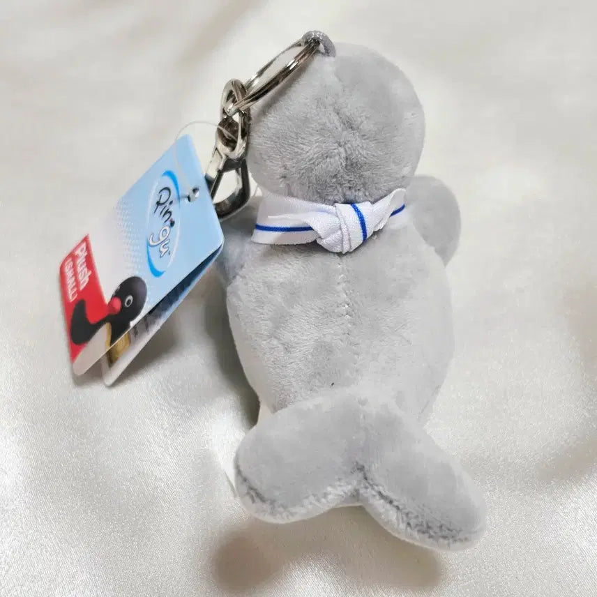 [BUNJANG] Pingu Robby Fish Seal Plush Keyring / 핑구 로비피쉬 물개 인형 키링 새상품